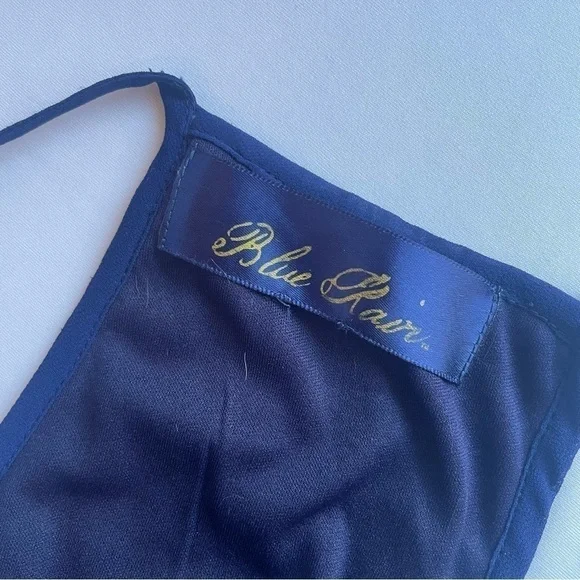 Francesca’s Blue Rain Navy Lace Mini Dress - Picture 15 of 16